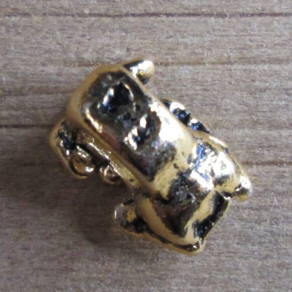 Gold Plated Sterling Silver European Jester Charm - Picture 6 of 6